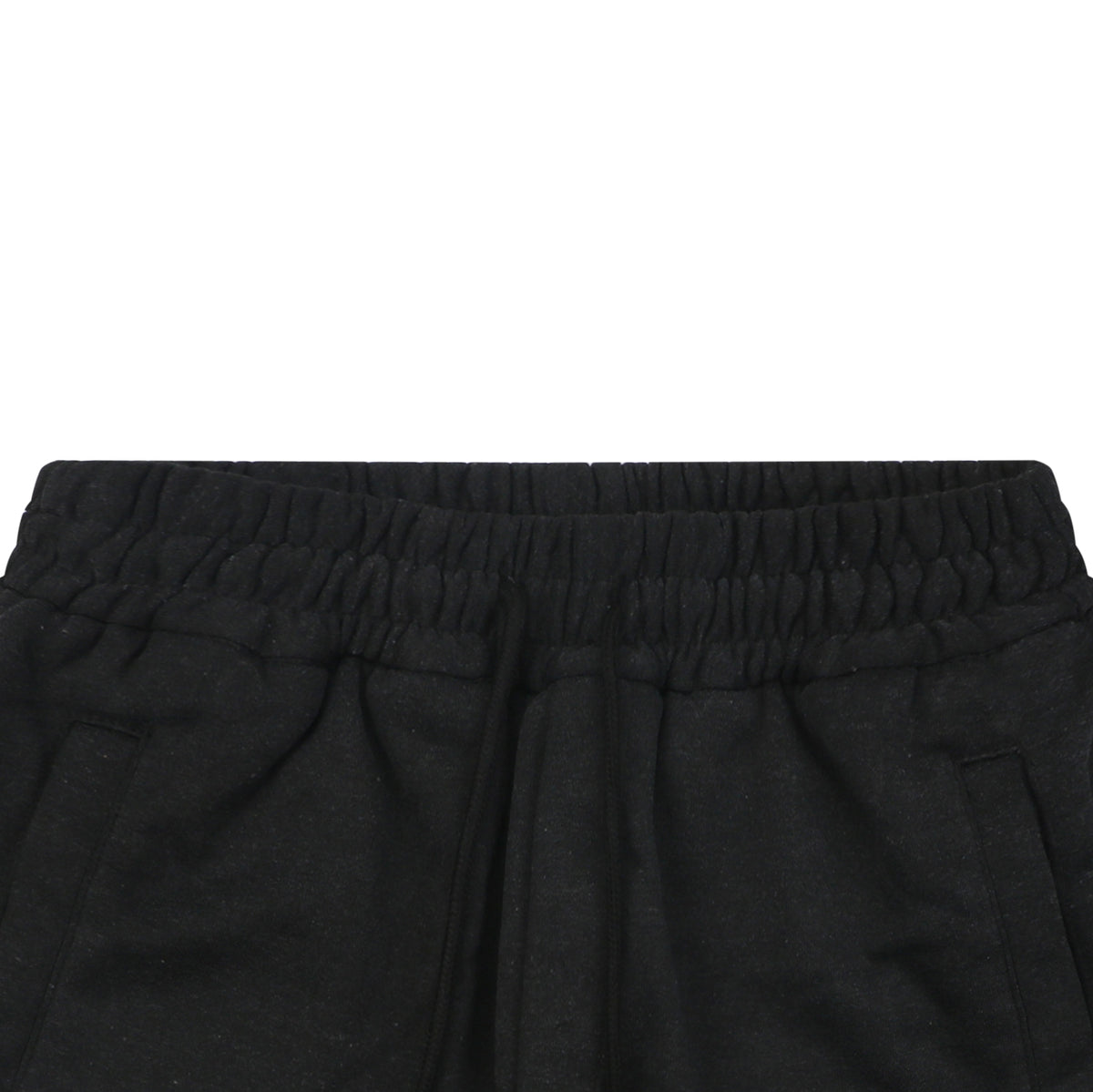 Chrome Hearts Sanskrit Iron Cross Floral Appliqé Shorts — Black
