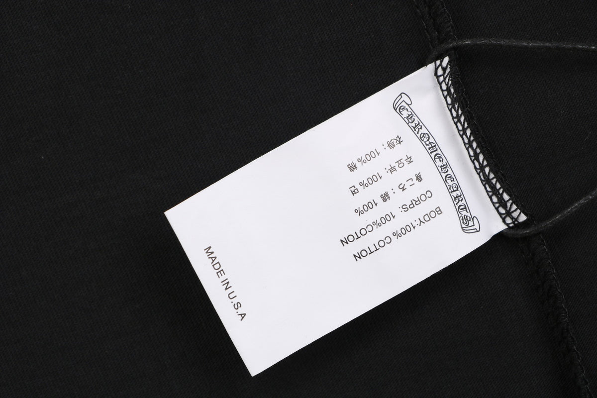 Chrome Hearts Sanskrit Cross Print Long Sleeve Tee – Grey
