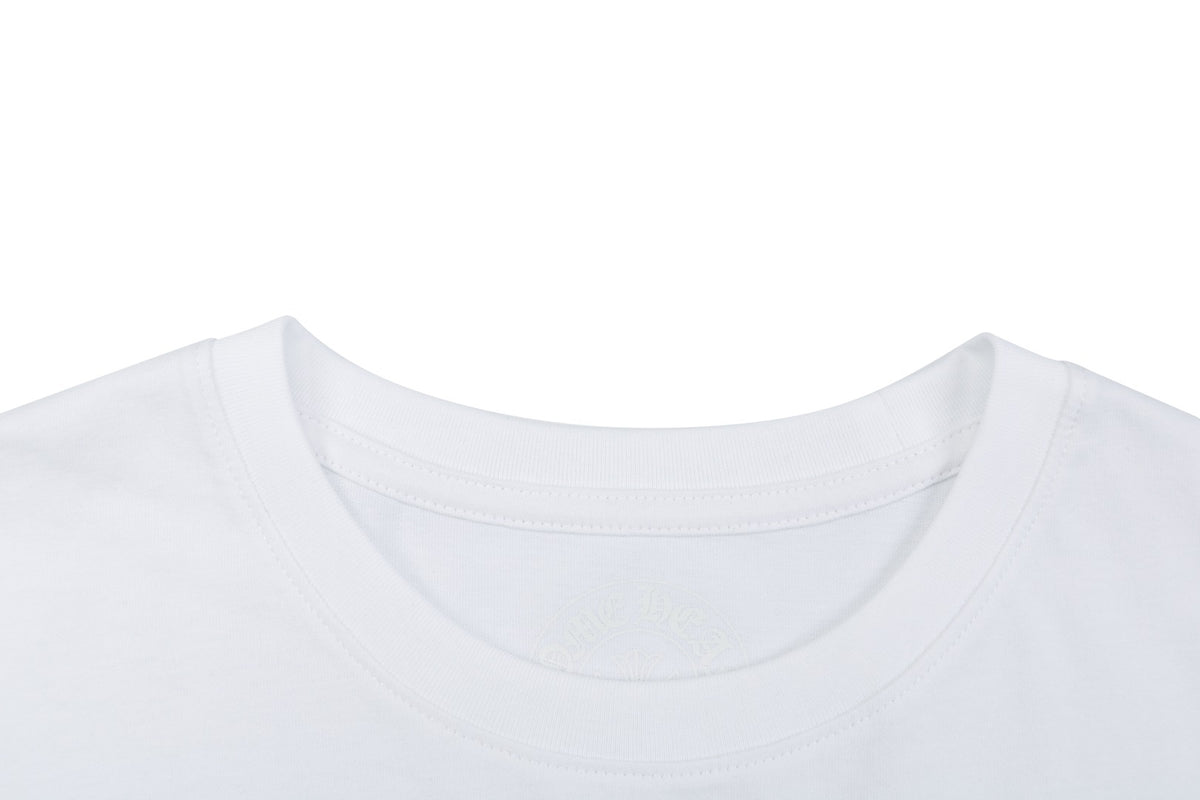 Chrome Hearts Grand Floral Cross Print Long-Sleeve Tee