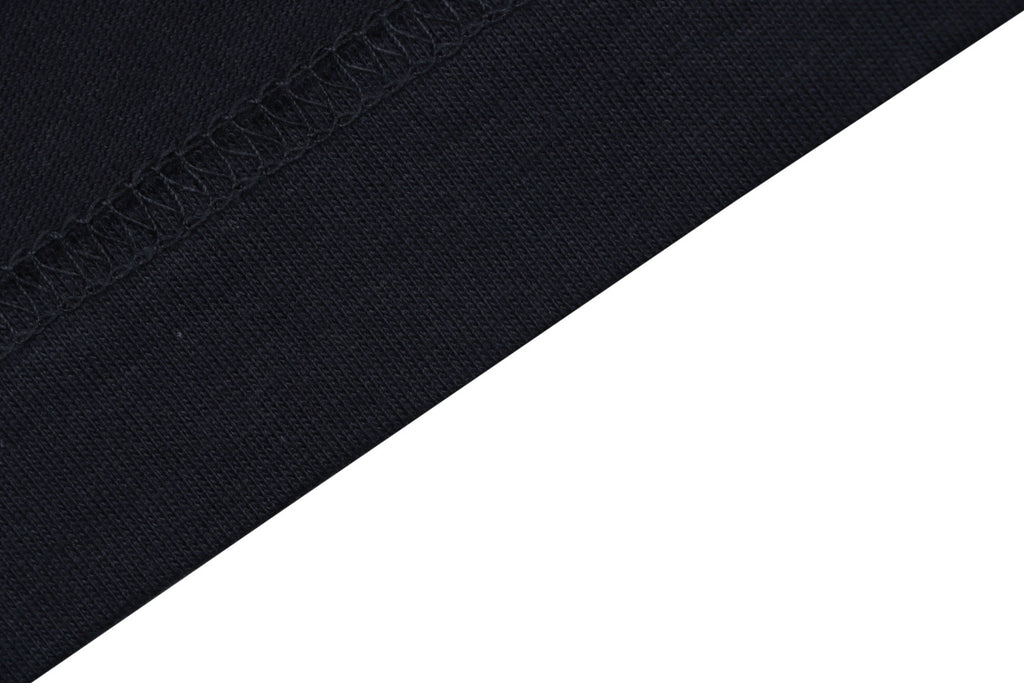 Fendi Colorblock Collar FF Embroidered Short Sleeve Tee – Navy