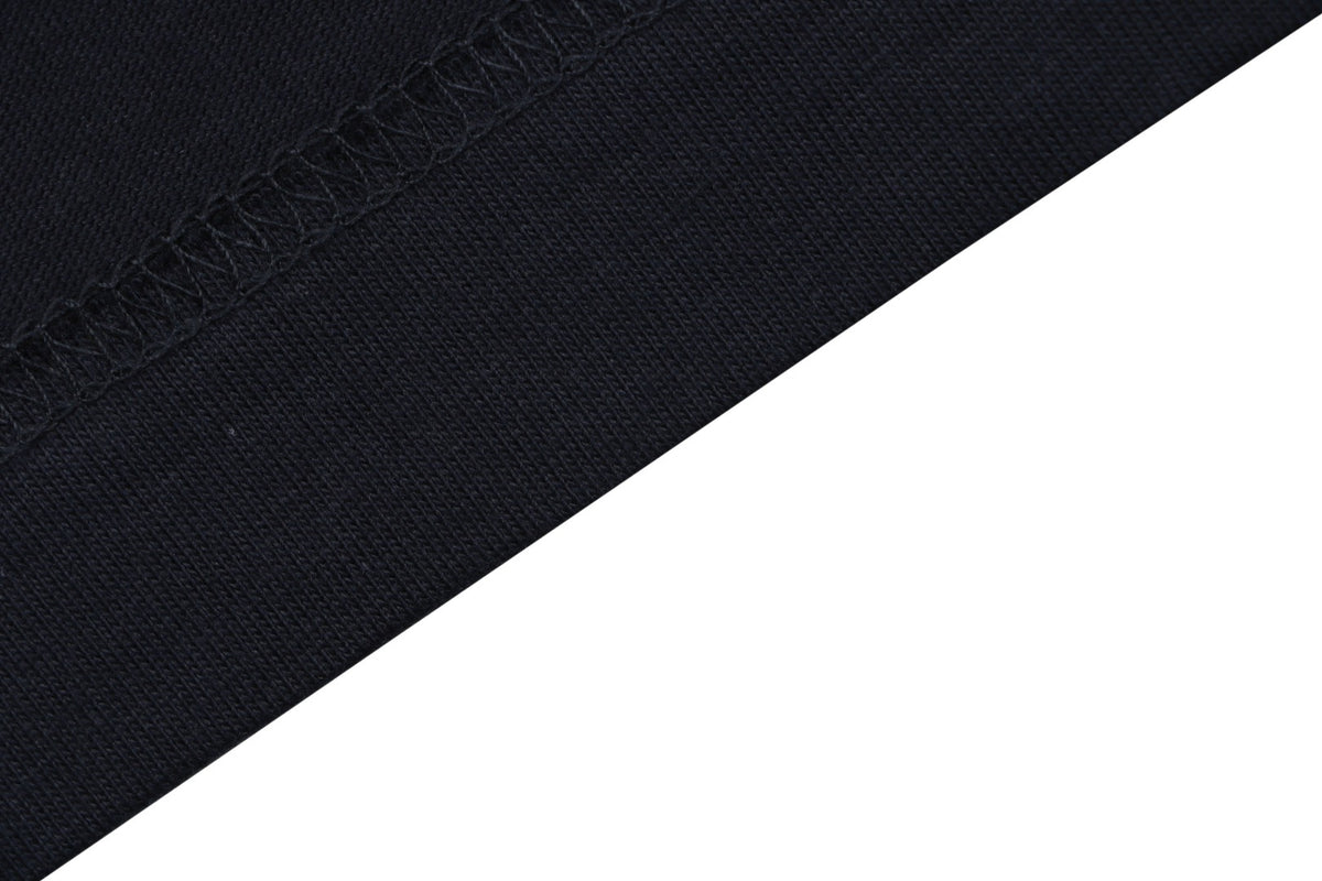Fendi Colorblock Collar FF Embroidered Short Sleeve Tee – Navy