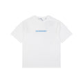 Burberry Wordmark Front Equestrian Knight Back Print Short Sleeve Tee – White