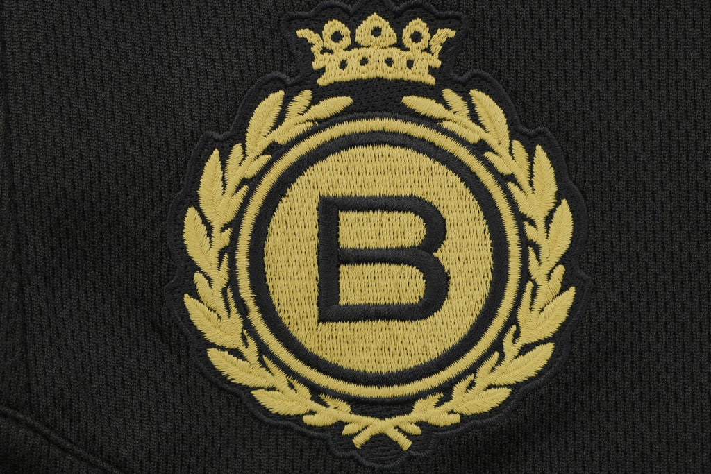 Balenciaga Wheat Crest B Logo Reflective Shorts – Black