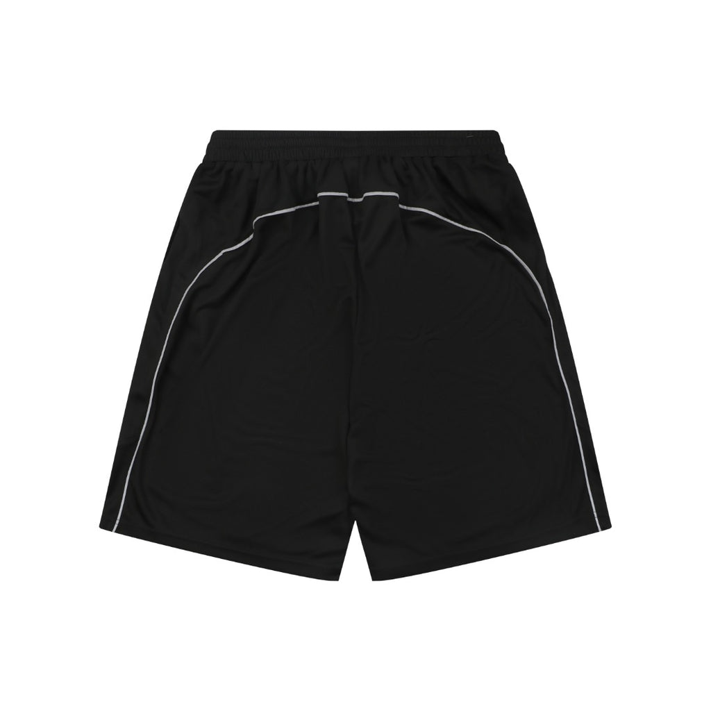 Balenciaga Wheat Crest B Logo Reflective Shorts – Black