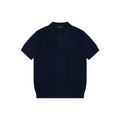 Louis Vuitton Vertical Stripe Monogram Openwork Jacquard Knit Polo – Navy
