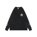 Chrome Hearts Vine Dagger Pocket Print Long Sleeve Tee – Black