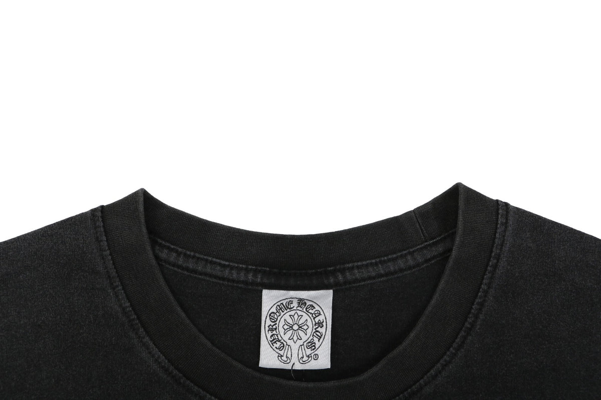 Chrome Hearts Vine Dagger Pocket Print Long Sleeve Tee – Black