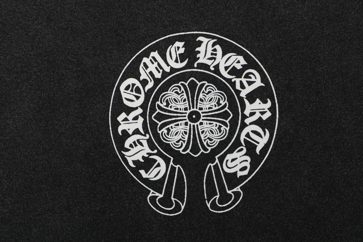 Chrome Hearts Vine Dagger Pocket Print Long Sleeve Tee – Black