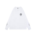 Chrome Hearts Vine Dagger Pocket Print Long Sleeve Tee – White