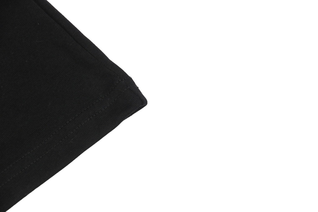 Balenciaga 24SS 3B Logo Embroidered Short Sleeve Tee – Black