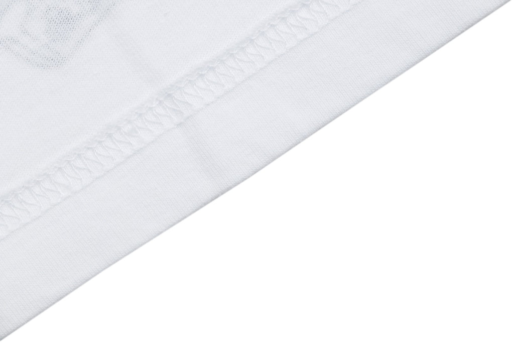 Chrome Hearts Pocket Sanskrit Scroll Print Short Sleeve Tee – White / Lemon Yellow