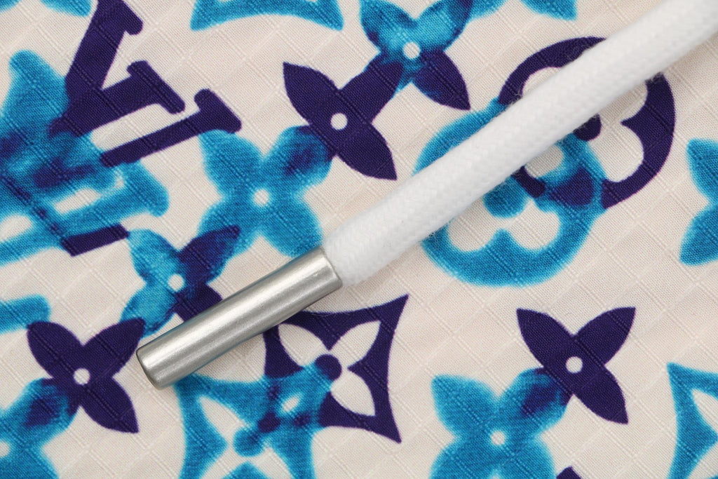 Louis Vuitton All-Over Monogram Print Shorts – Ecru / Blue Violet