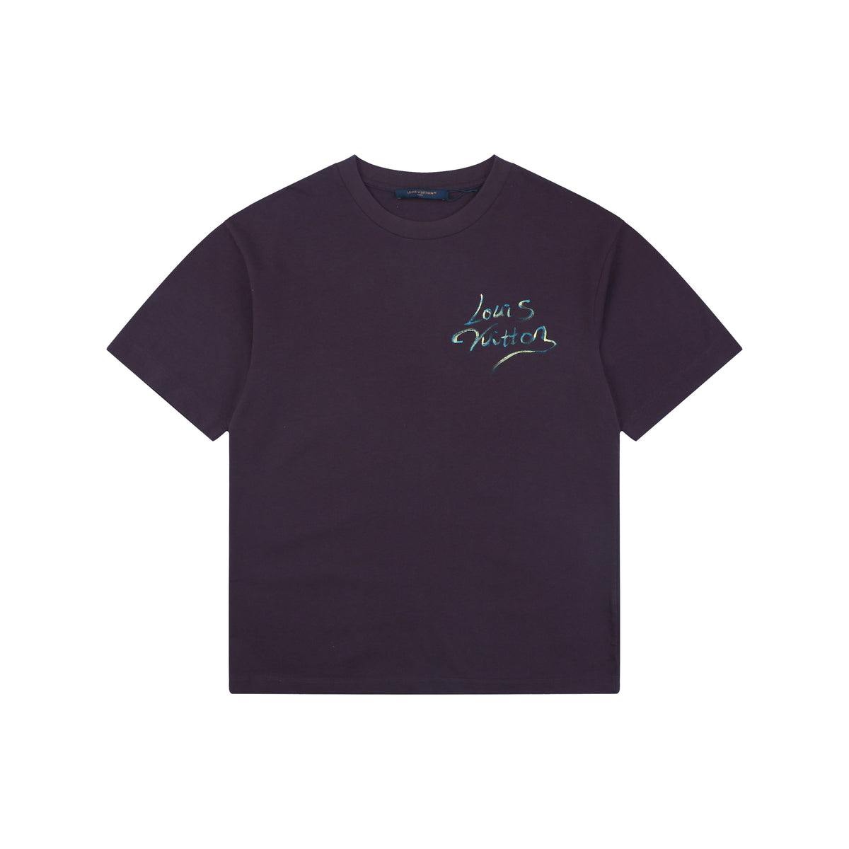 Louis Vuitton Graffiti Firework Floral Print Short Sleeve Tee – Deep Violet