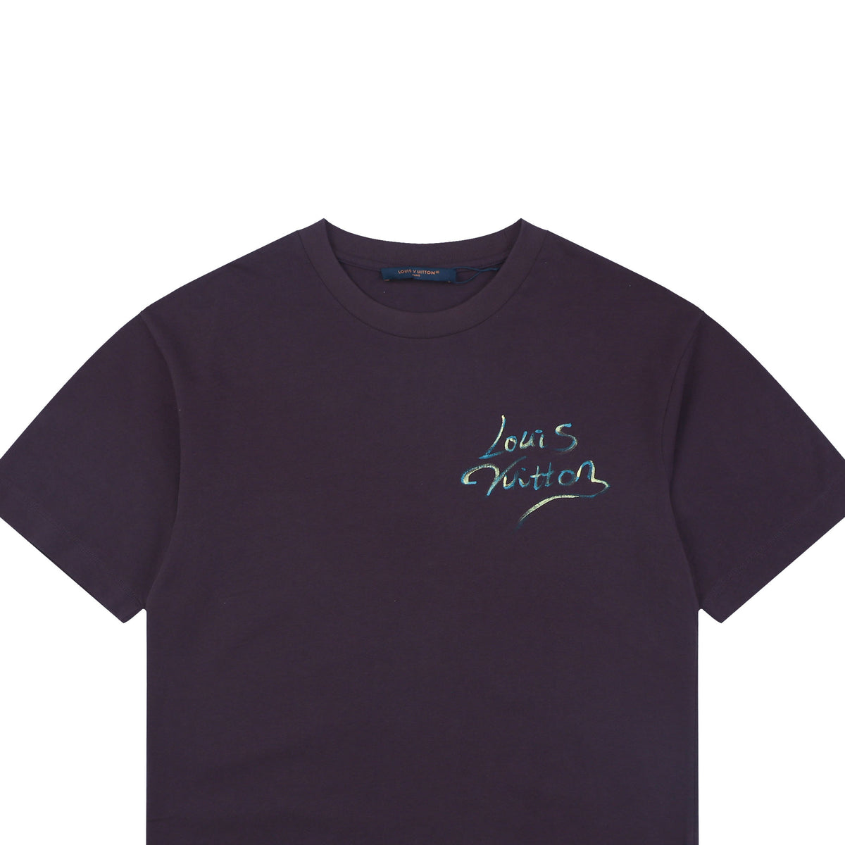 Louis Vuitton Graffiti Firework Floral Print Short Sleeve Tee – Deep Violet
