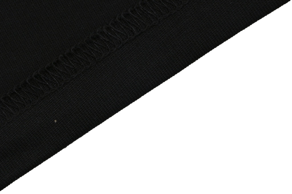 Louis Vuitton Graffiti Monogram Intarsia Letter Embroidered Short Sleeve Tee – Black