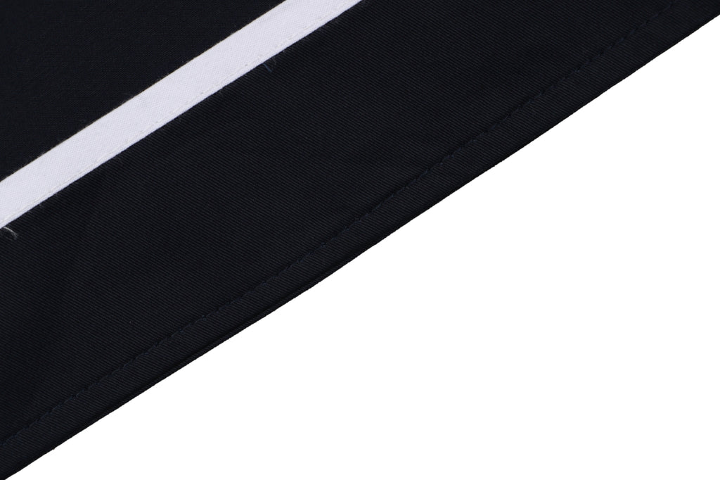 Thom Browne Grosgrain Armband White Button Long Sleeve Shirt – Navy