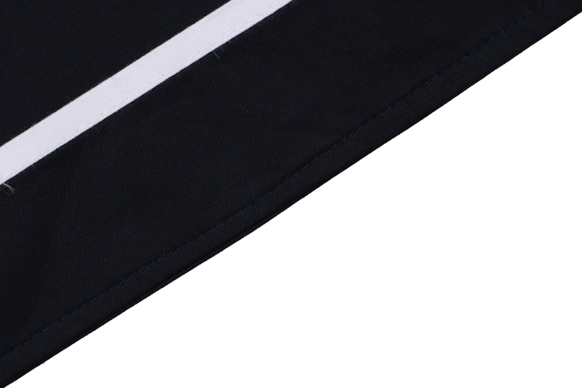 Thom Browne Grosgrain Armband White Button Long Sleeve Shirt – Navy