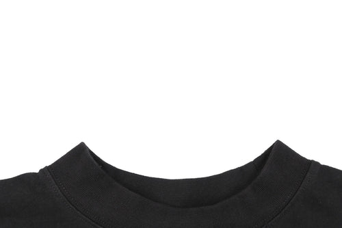 Balenciaga Tokyo Tower Night Cityscape Print Short Sleeve Tee – Black