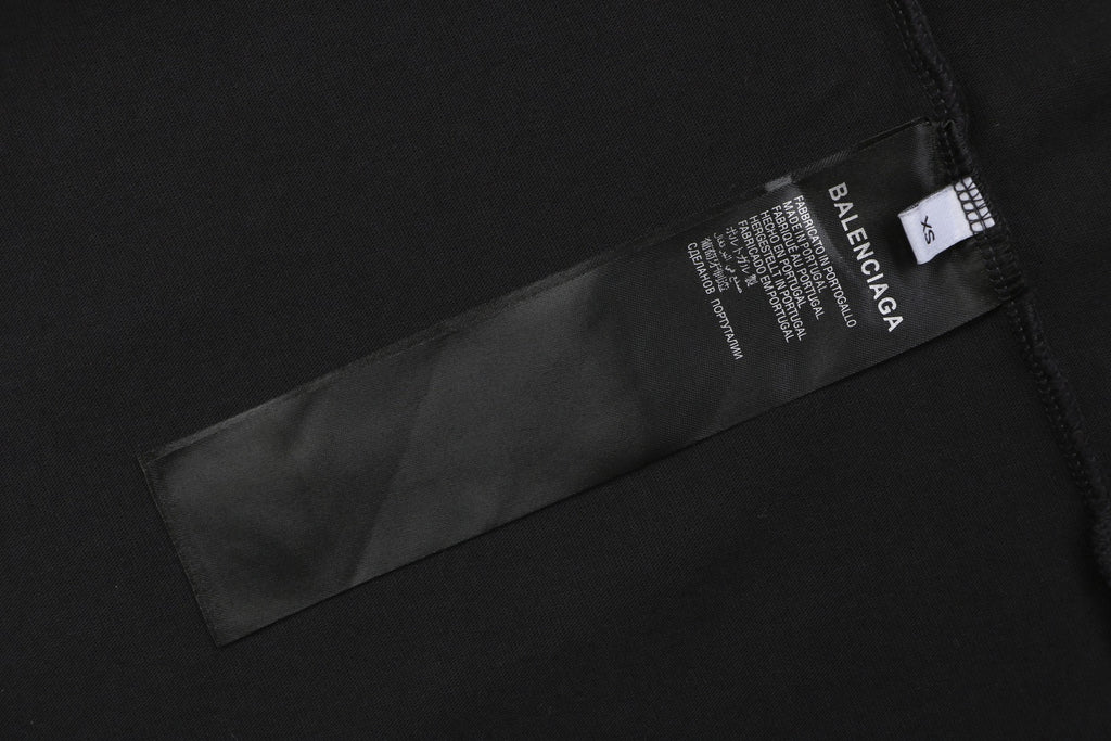 Balenciaga Tokyo Tower Night Cityscape Print Short Sleeve Tee – Black