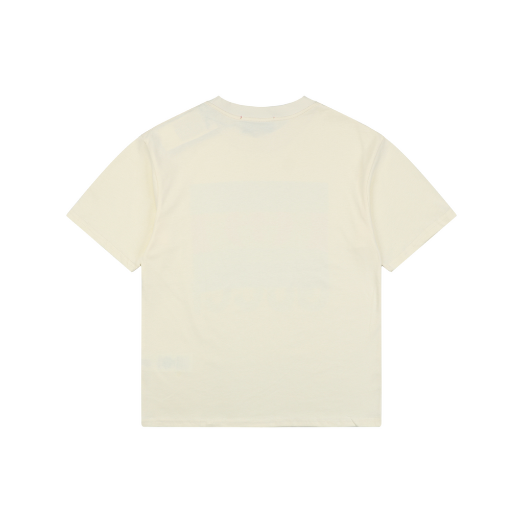 Gucci Muted Colorblock Double G Print Short Sleeve Tee – Ivory