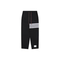Thom Browne Four-Bar Stripe Drawstring Nylon Track Trousers – Black