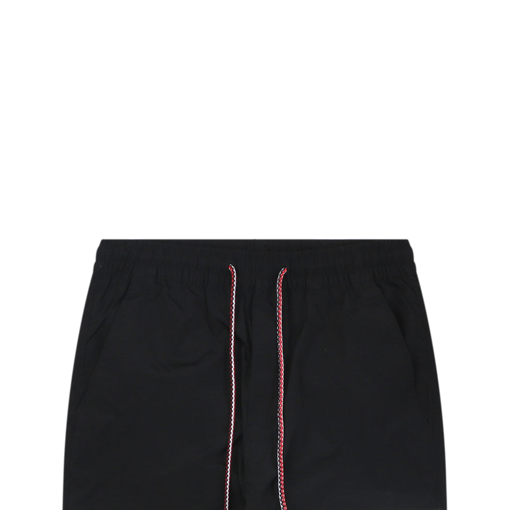Thom Browne Four-Bar Stripe Drawstring Nylon Track Trousers – Black