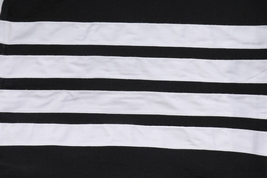 Thom Browne Four-Bar Stripe Drawstring Nylon Track Trousers – Black