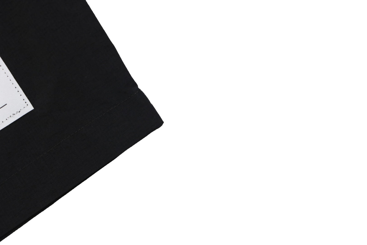 Thom Browne Four-Bar Stripe Drawstring Nylon Track Trousers – Black