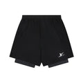 Louis Vuitton Reflective LV Logo Double-Layer Sport Shorts – Black