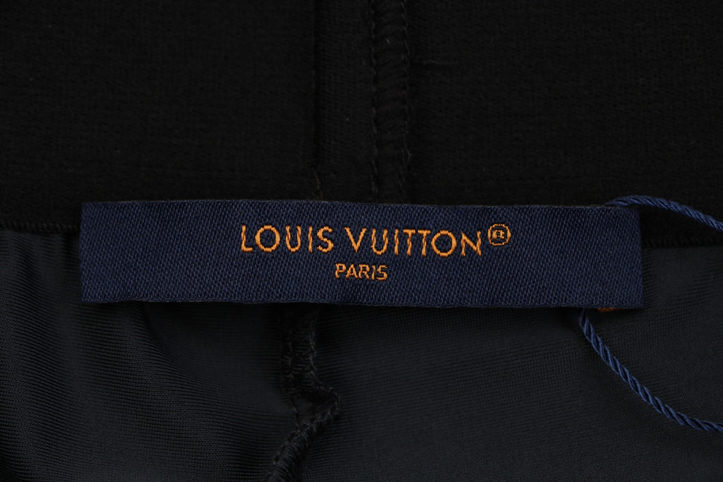 Louis Vuitton Reflective LV Logo Double-Layer Sport Shorts – Black