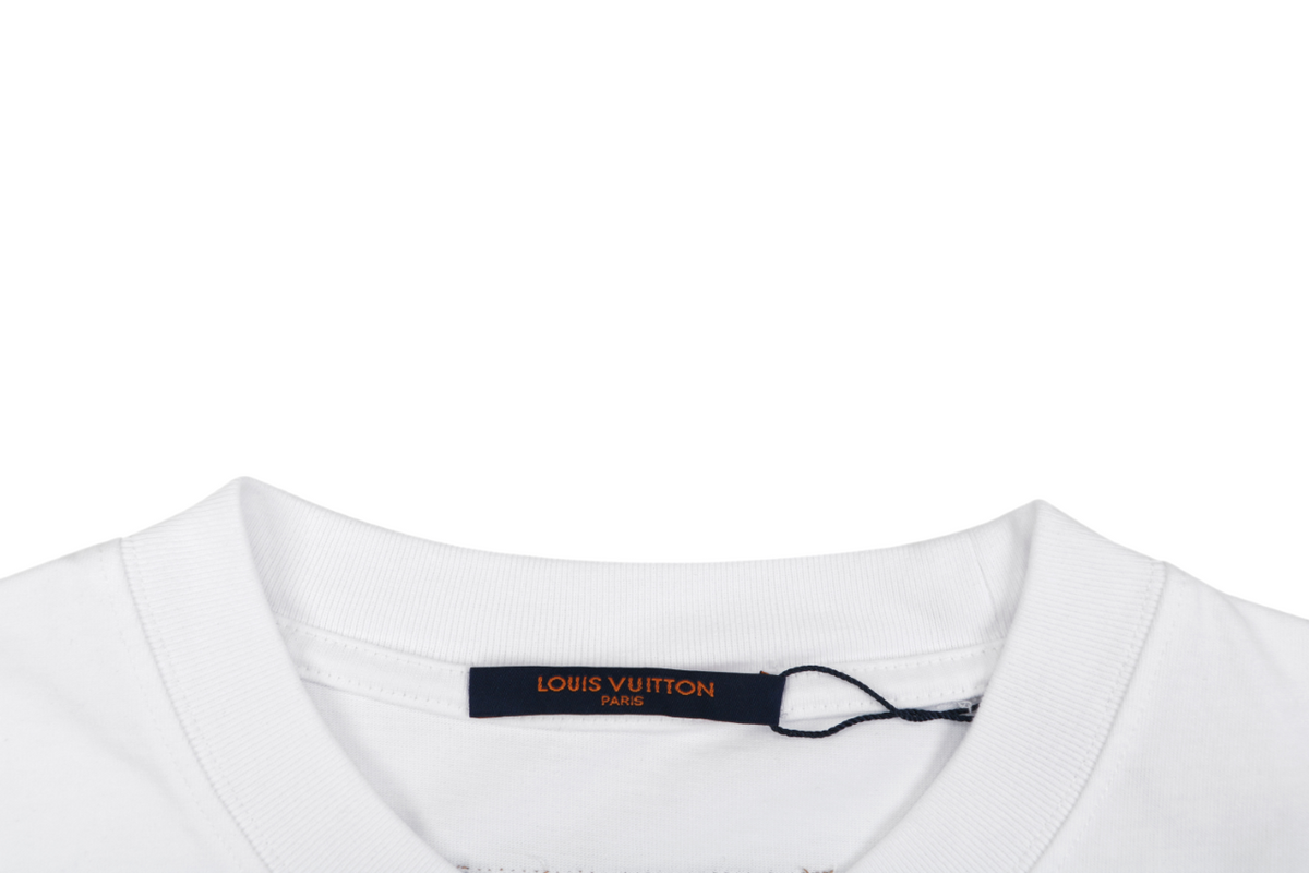 Louis Vuitton Monogram Multi-Direction Patch Embroidered Short Sleeve Tee – White