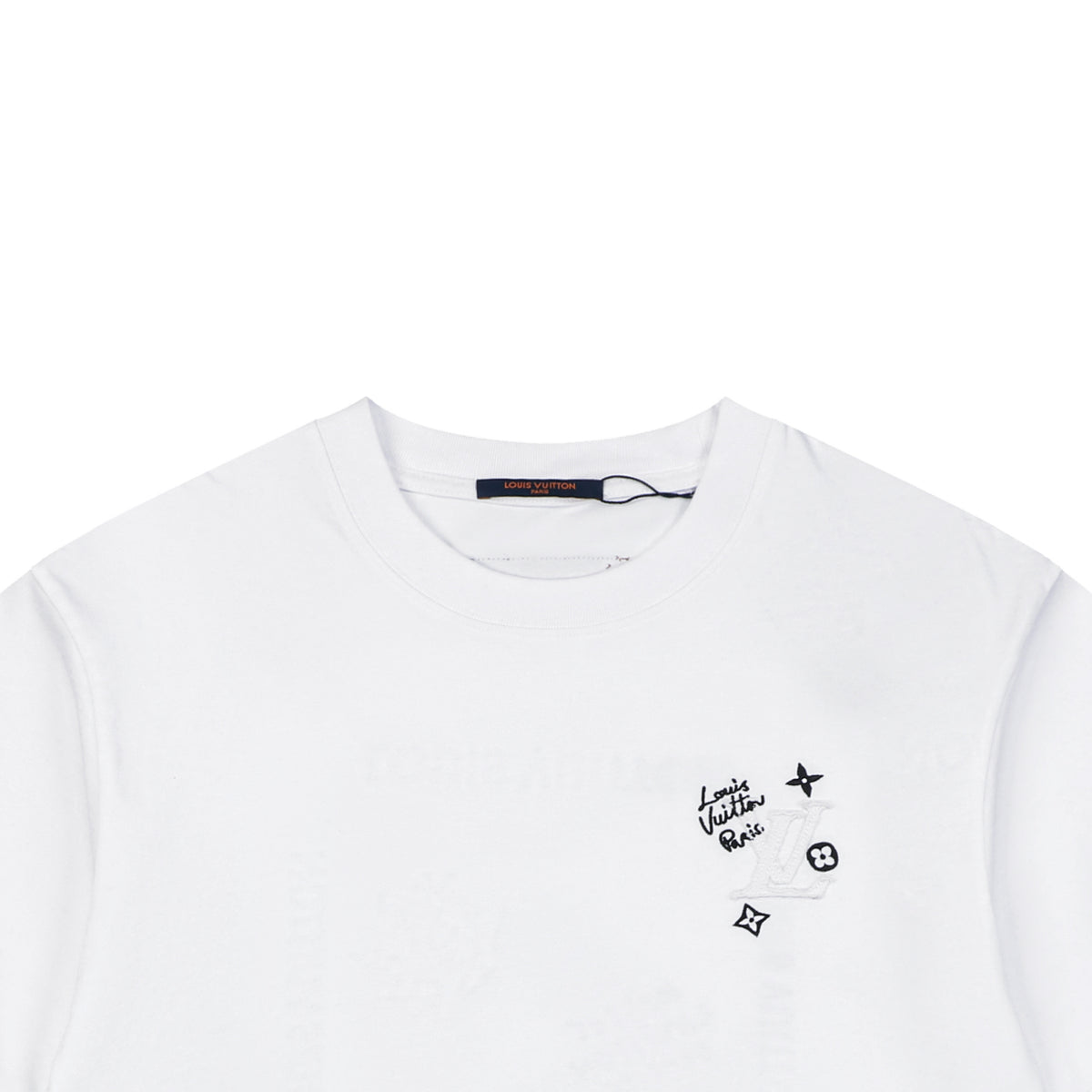 Louis Vuitton Monogram Multi-Direction Patch Embroidered Short Sleeve Tee – White