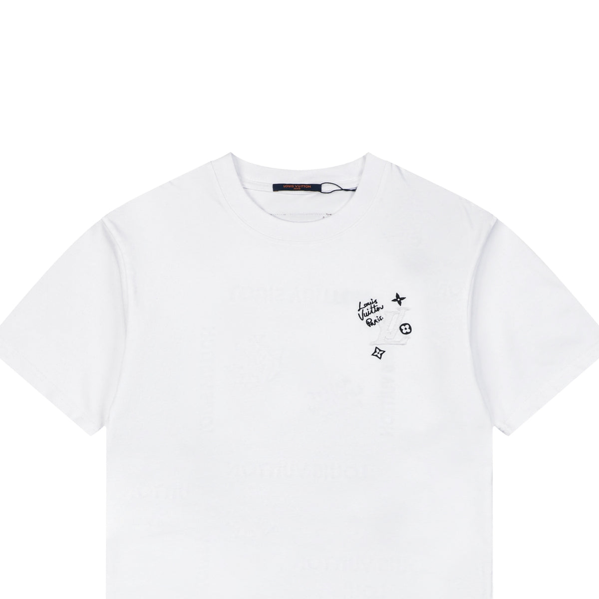 Louis Vuitton Monogram Multi-Direction Patch Embroidered Short Sleeve Tee – White