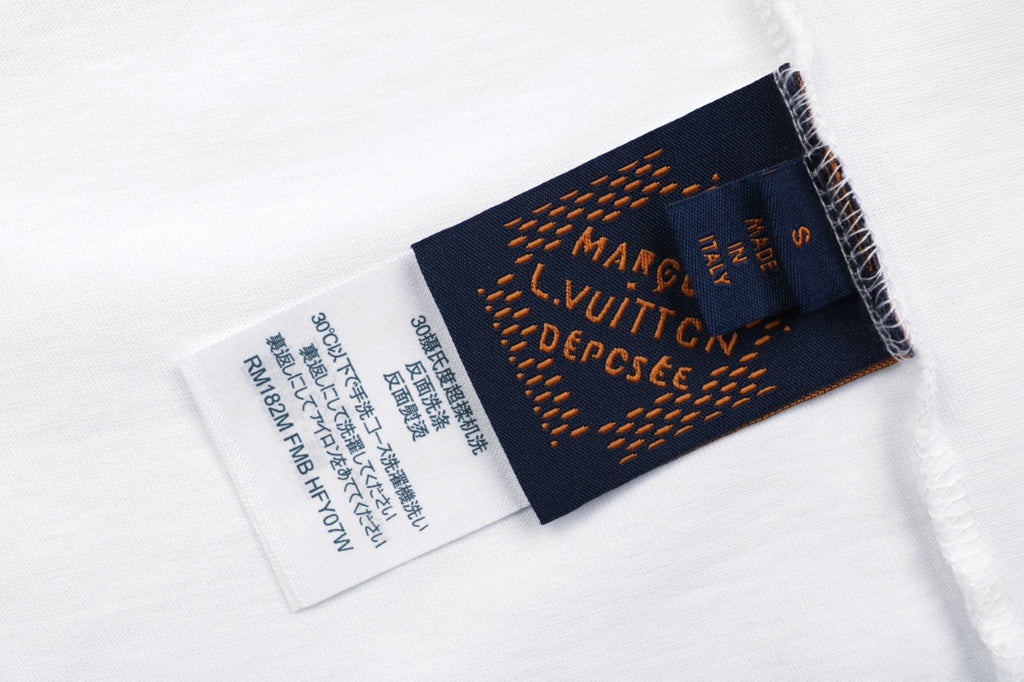 Louis Vuitton Monogram Multi-Direction Patch Embroidered Short Sleeve Tee – White