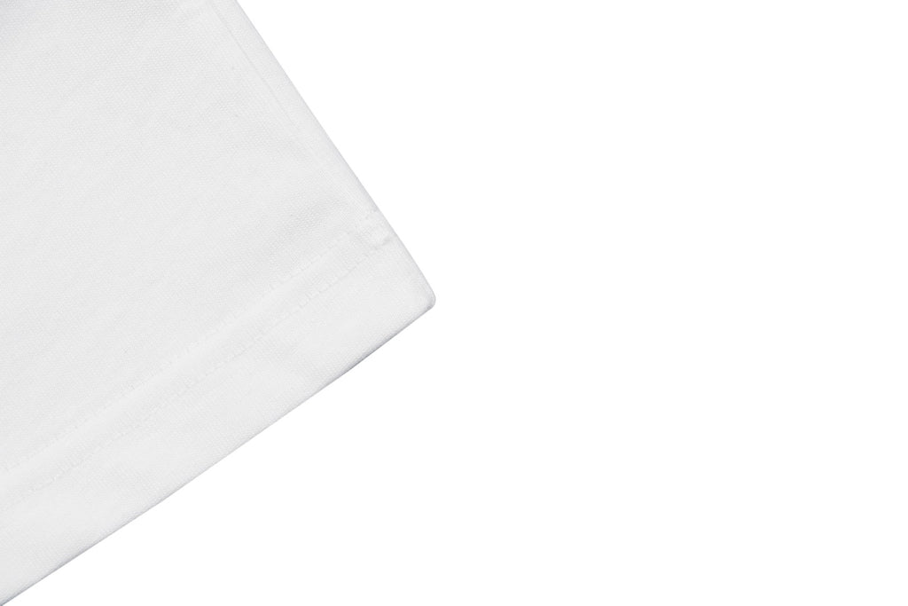 Dior Solar Star Letter Outline Embroidered Short Sleeve Tee – White