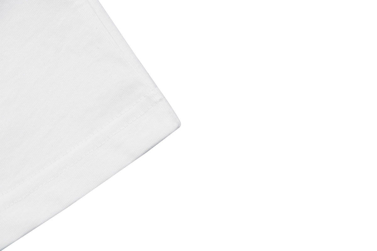 Dior Solar Star Letter Outline Embroidered Short Sleeve Tee – White