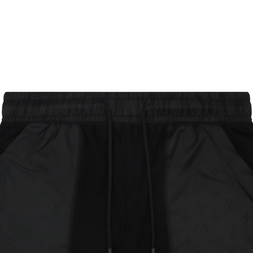 Louis Vuitton Monogram Nylon Patch Pocket Drawstring Shorts – Black