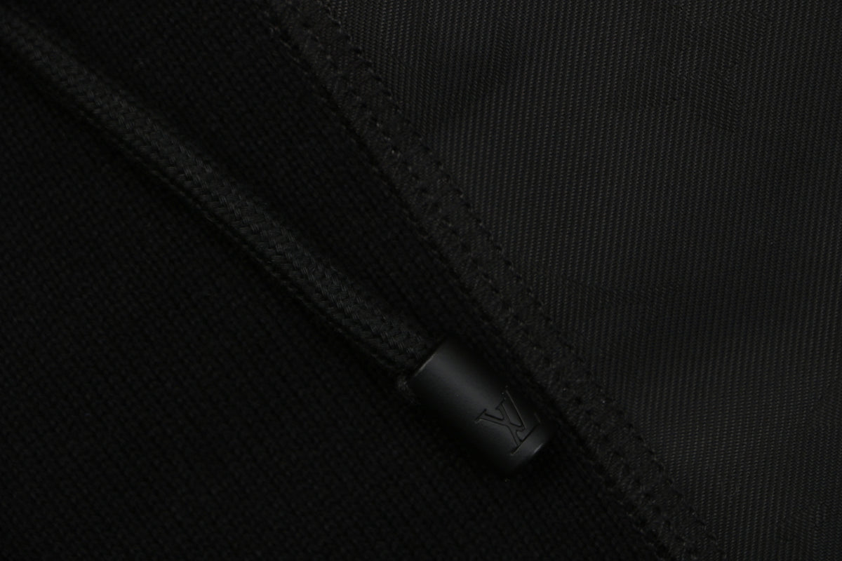 Louis Vuitton Monogram Nylon Patch Pocket Drawstring Shorts – Black