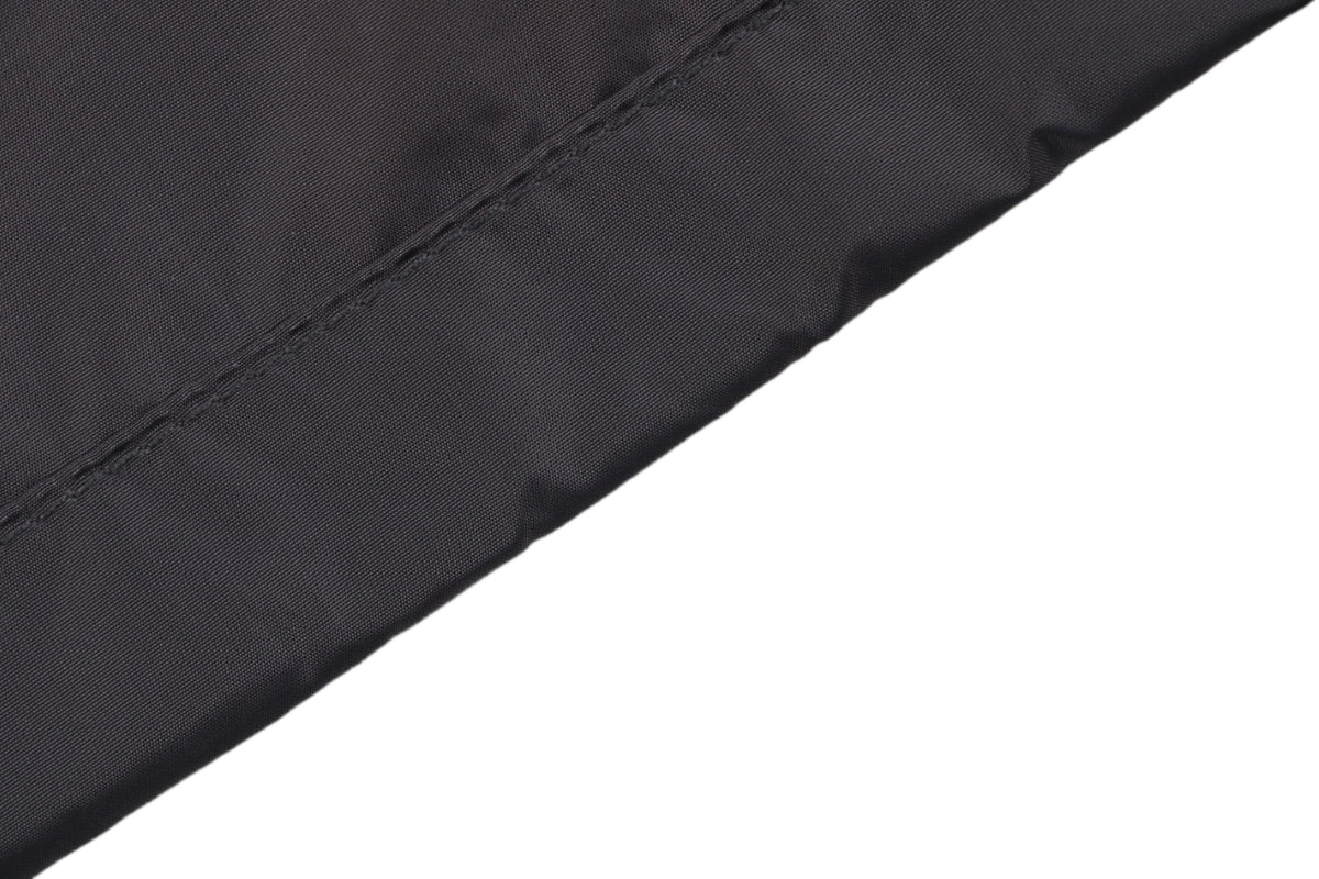 Prada Re-Nylon Zip-Front Dual Chest Pocket Triangle Logo Short Sleeve Shirt – Charcoal