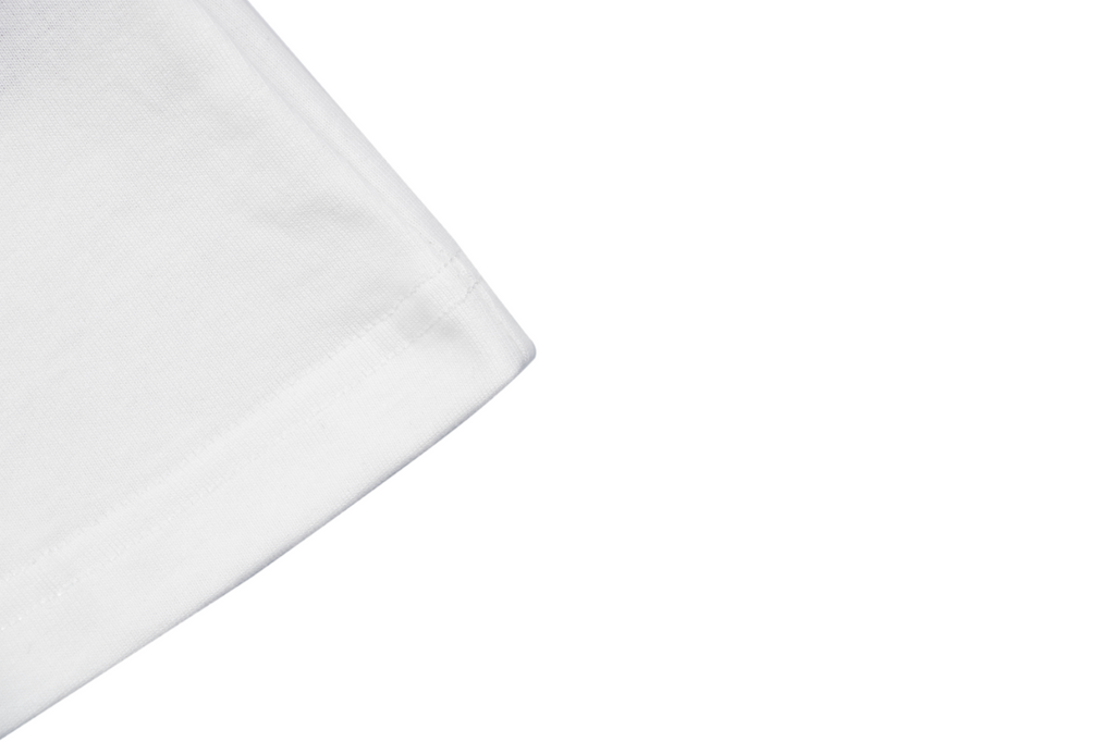 Fendi Trompe-L’Œil Dashed Pocket Multicolor FF Monogram Print Short Sleeve Tee – White