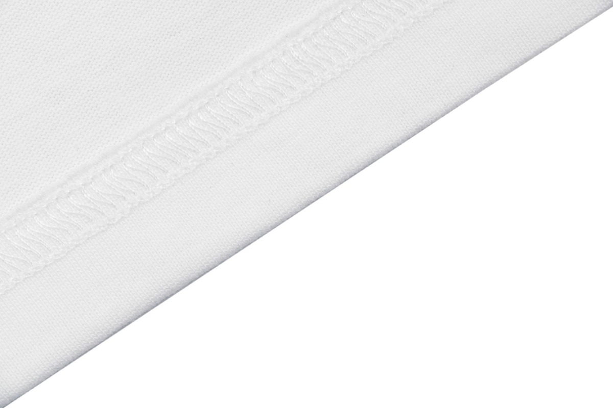 Fendi Trompe-L’Œil Dashed Pocket Multicolor FF Monogram Print Short Sleeve Tee – White