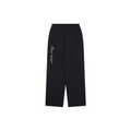 Dior Christian Dior Paris Vertical Slogan Embroidered Straight-Leg Trousers – Black