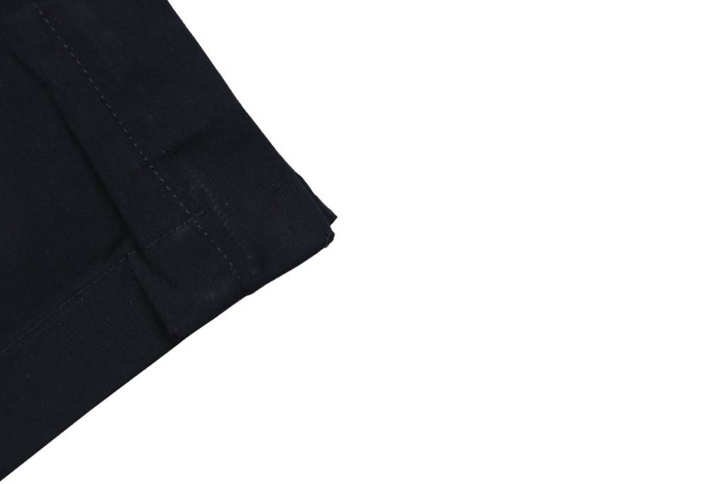 Dior Christian Dior Paris Vertical Slogan Embroidered Straight-Leg Trousers – Black
