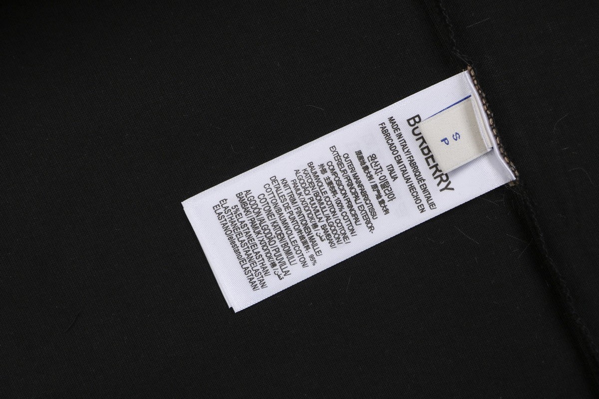 Burberry Oversized Equestrian Knight Print Short Sleeve Tee – Black