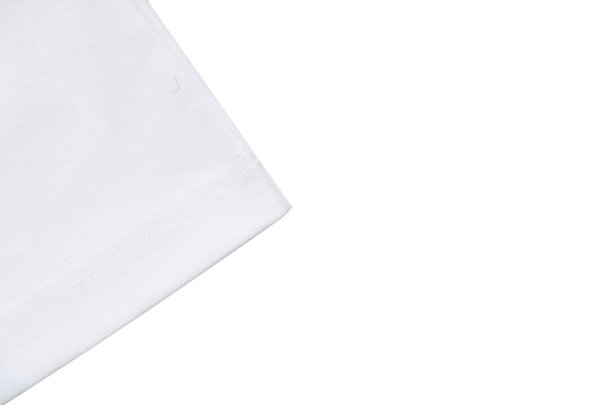 Burberry Oversized Equestrian Knight Print Short Sleeve Tee – White