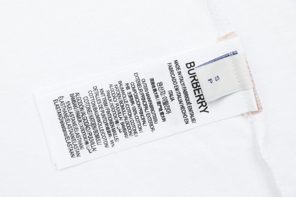 Burberry Oversized Equestrian Knight Print Short Sleeve Tee – White