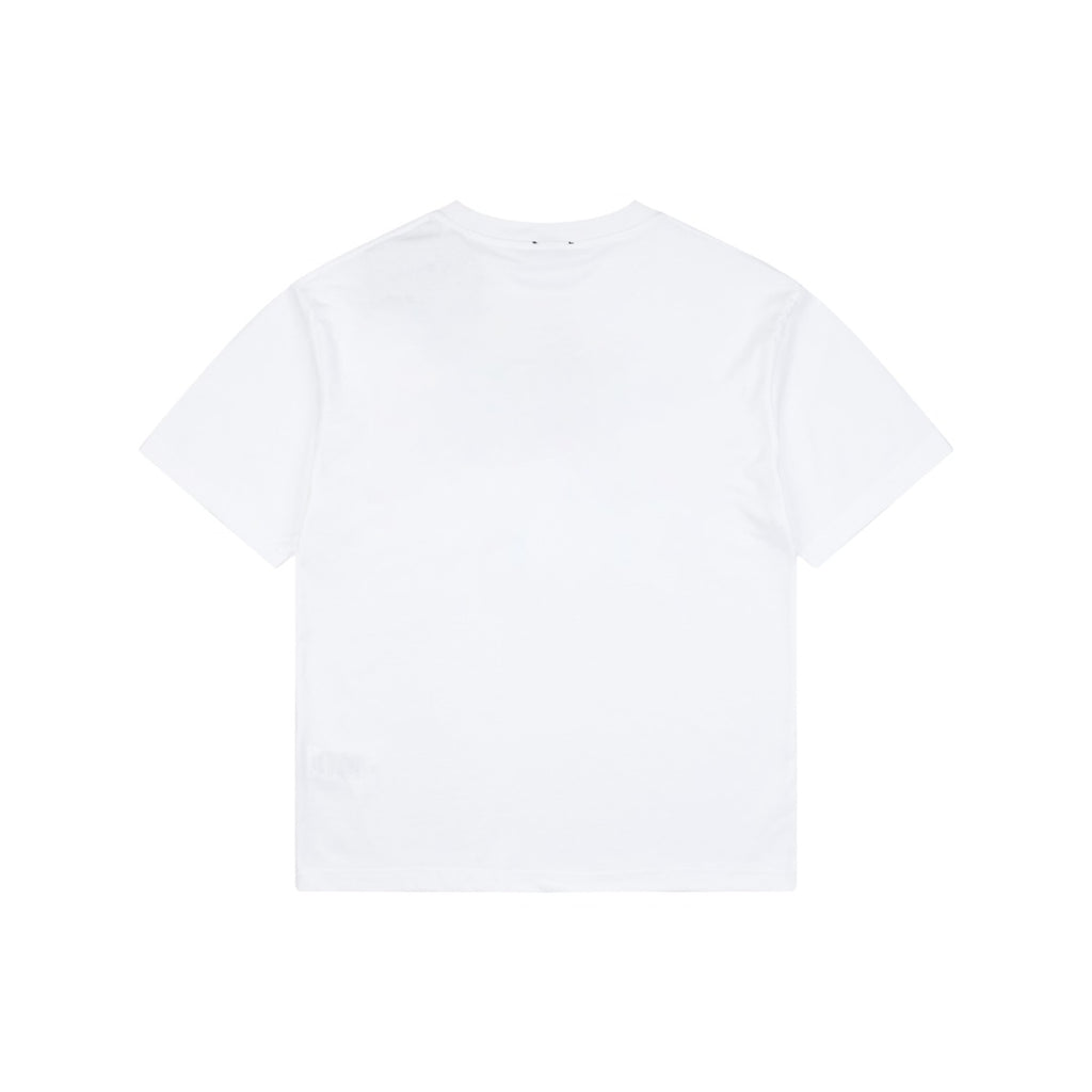 Burberry Oversized Equestrian Knight Print Short Sleeve Tee – White