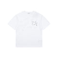 Burberry Dual Equestrian Knight Outline Embroidered Short Sleeve Tee – White