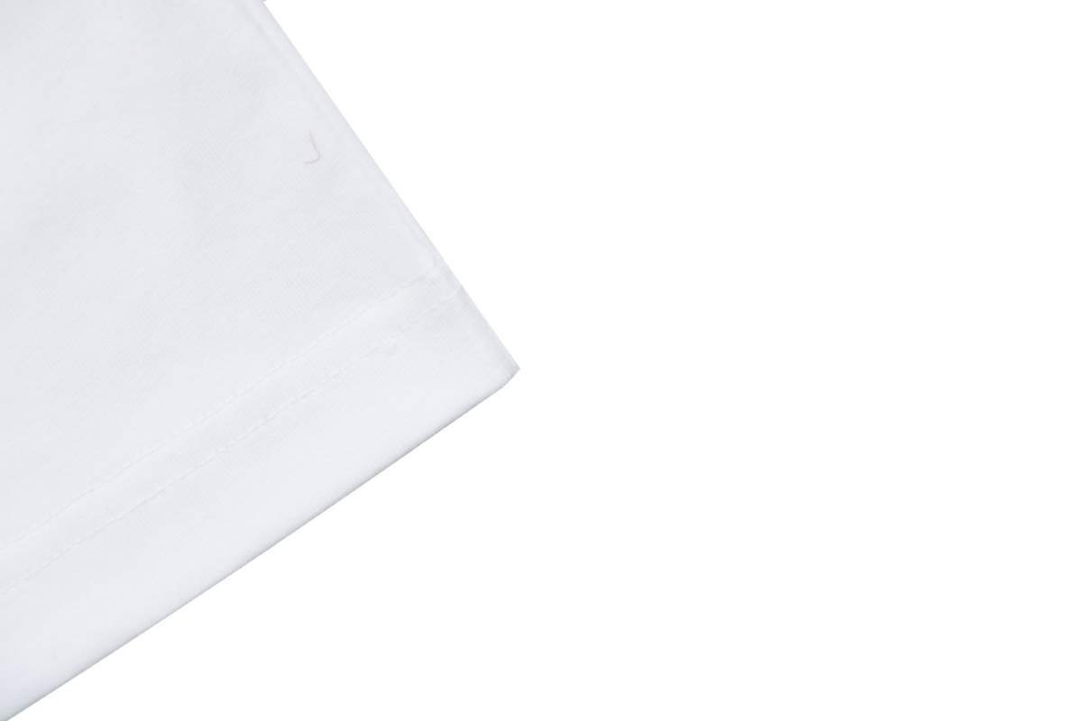 Burberry Icon Stripe Grosgrain Trim Chest Pocket Short Sleeve Tee – White