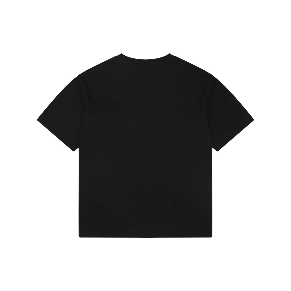 Burberry Icon Stripe Grosgrain Trim Chest Pocket Short Sleeve Tee – Black